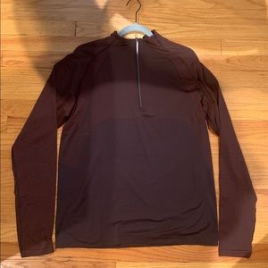 Lululemon maroon quarter zip